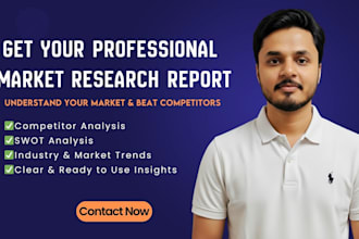 conduct deep market research, swot,  and competitor analysis