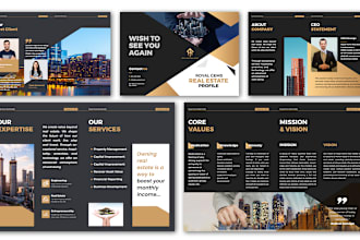 design company profile presentations, and pitch deck for you