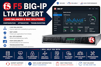 configure f5 big IP ltm, asm waf, SSL and load balancing