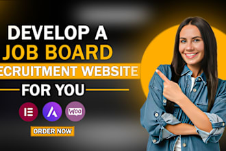 develop a job board, recruitment website for your business