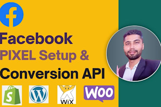 setup meta facebook pixel conversion API, ga4, GTM for shopify and wordpress