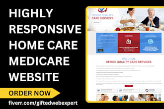 design home care healthcare medical dental clinic fitness dental doctor website