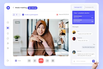 build video conference app, zoom meeting app, live streaming app