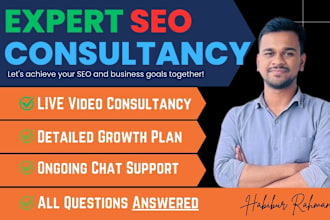 be your SEO consultant, mentor, coach, google ranking and search expert