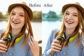 do headshot, portrait, and natural beauty retouch
