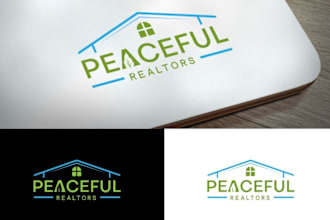 do a real estate, construction, and realtor business logo