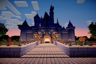 build minecraft castles for you