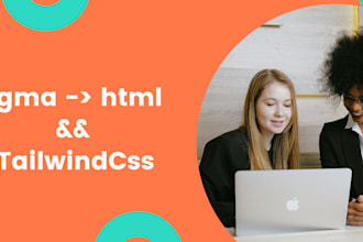 convert figma designs into HTML and tailwindcss