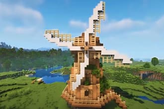 build  farms for you in minecraft