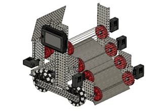 3d model vex robots using components from vex library
