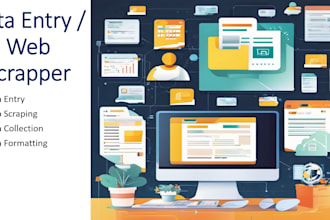do data entry, web scraping, data cleaning, data formatting