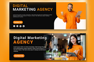 design website header, website hero image, web banner design