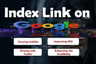 index your links, webpages on google without taking access