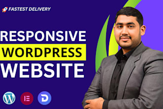 build mobile responsive wordpress website design and redesign