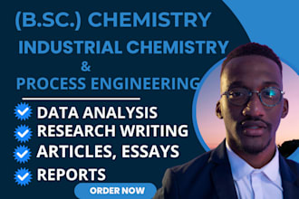 write reports on industrial chemistry and process engineering