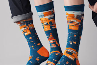 design awesome creative socks for you