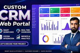 develop fully custom PHP CRM or web portal