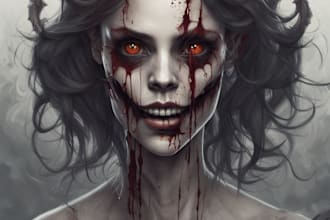 create a fantasy horror character