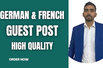 do german guest post and french guest post through blogger outreach