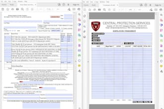 create fillable pdf form or design an adobe PDF forms
