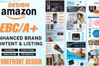 design amazon storefront and aplus content for brand registered sellers