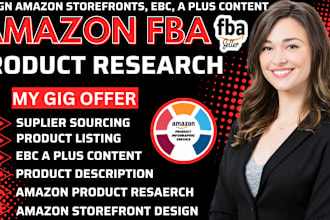 design amazon storefronts, ebc, a plus content, listing images and infographics