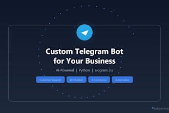 build a telegram bot for your business