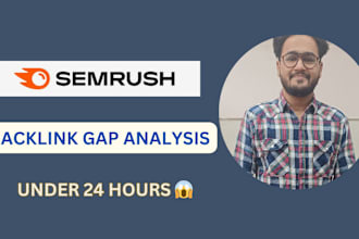 do sermush backlink gap analysis for you within 24 hours