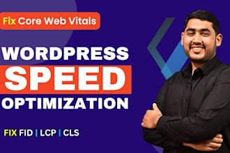 do wordpress speed optimization, fix core web vitals, cls, lcp for pagespeed ins