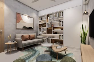 design interior 3d model and high quality renderings