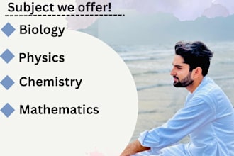 teach you biology, chemistry,physics