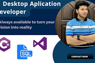 develop a desktop application using wpf, winforms and mysql
