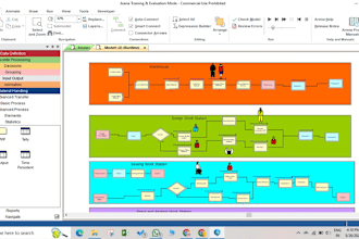 do industrial simulation using arena software