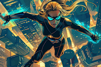 do  comic book art and comic book cover art