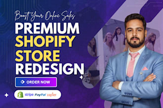 design and develop a premium shopify store for fashion, jewelry and luxury brand
