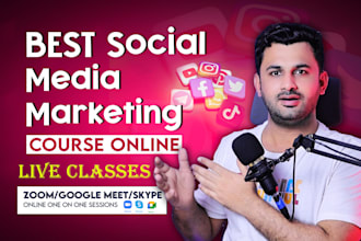 teach you social media marketing classes online