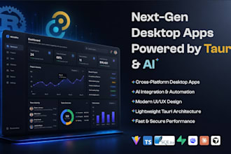 develop a high performance desktop app using tauri and rust
