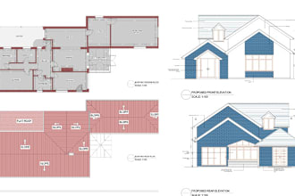 do planning and building regulation drawings for uk planning