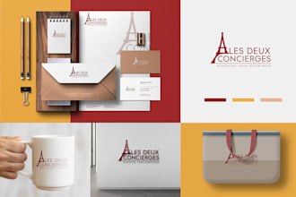create a complete brand style guide with logo, fonts and templates