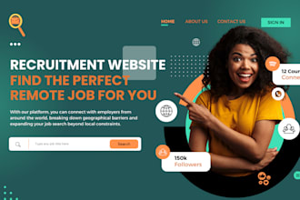 design staffing healthcare recruitment website agency job freelancer marketplace