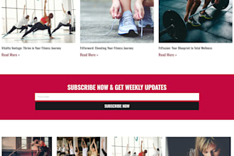 professional website element design and development