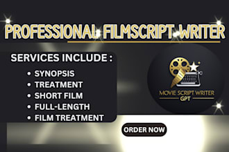 ghostwrite industry standard screenplay, movie script, short feature film script