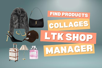 find products, design collages and manage ltk account