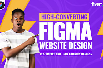 do figma design, website ui ux, figma website design or figma website prototype