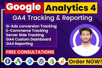 configure ga4, ga4 ecommerce tracking google analytics 4 setup ga4 reporting
