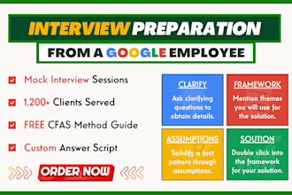 conduct mock interviews focused on situational questions