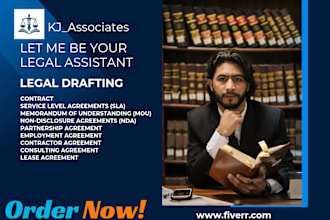expertly draft contracts, agreements and legal letters