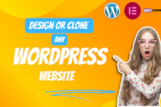 design redesign or clone  your business,portfolio,agency,photographer website
