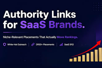 build high authority saas backlinks with white hat link building