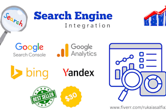 setup google search console, analytics, yandex and bing webmaster for wordpress